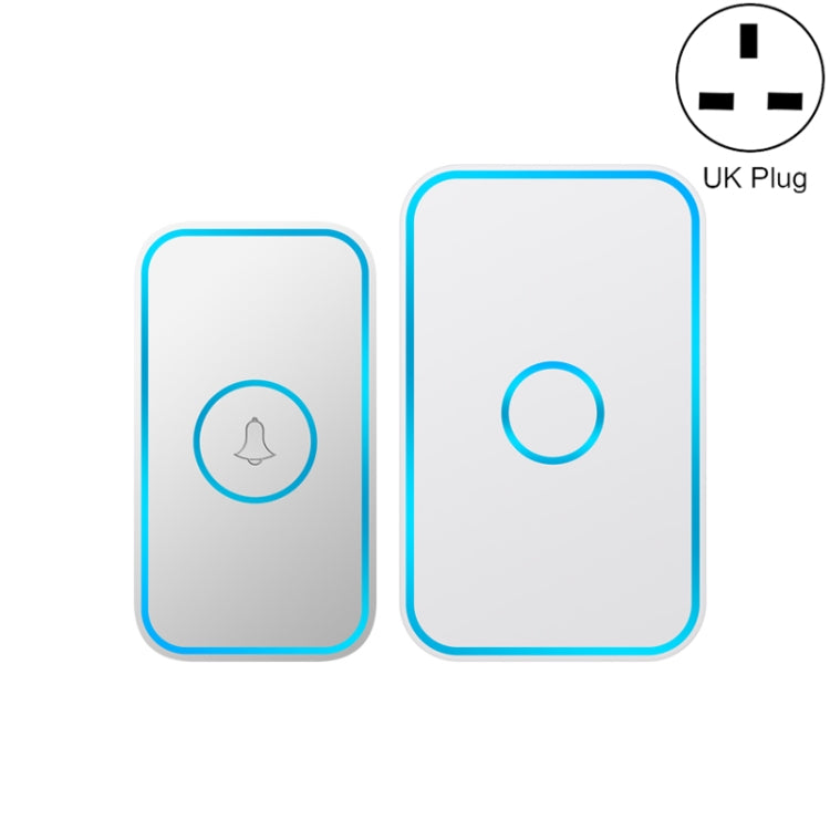 CACAZI A78 Long-Distance Wireless Doorbell Intelligent Remote Control Electronic Doorbell, US Plug, EU Plug, UK Plug CACAZI A78 Long-Distance Wireless Doorbell Intelligent Remote Control Electronic Doorbell, US Plug, EU Plug, UK Plug
